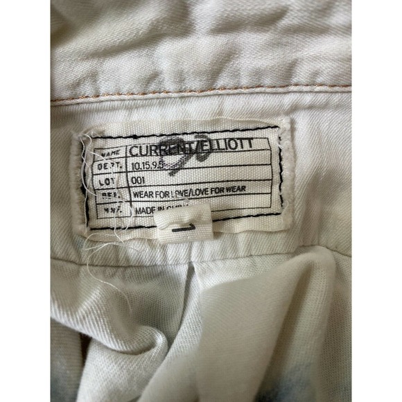 Current Elliot Tie Dye The Prep School Shirt Cotton Long Sleeve Blue Whi… - Picture 6 of 6